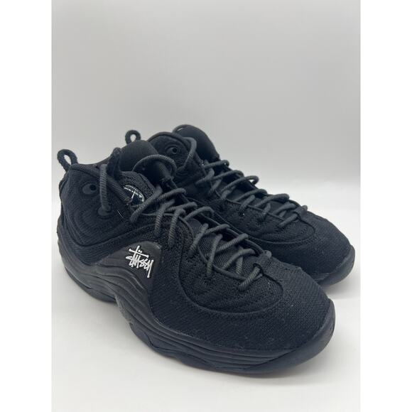 Nike Air Penny 2 Stussy Black Sneakers Shoes DQ5674-001 M7.5/W9 New - Picture 11 of 16